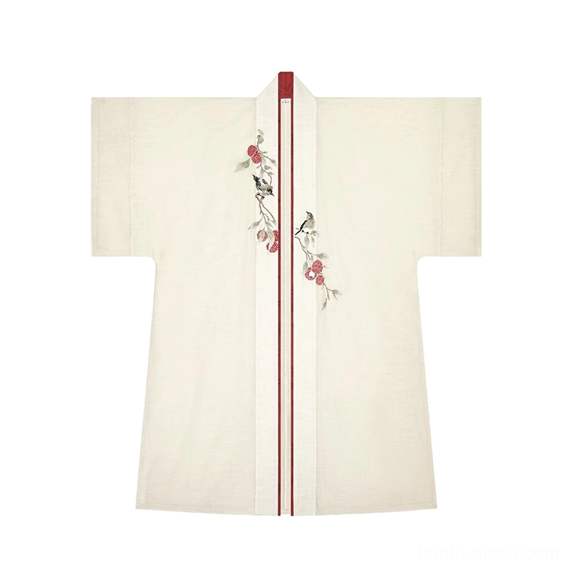 Evening Magpie Song Dynasty Hanfu product image showing the modern layered Chinese clothing design and coordinated natural color palette