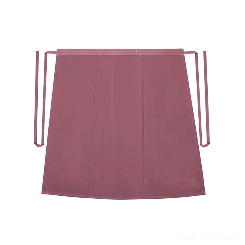 Song Dynasty Hanfu wrap skirt styling with flowing floor-length silhouette and satin finish