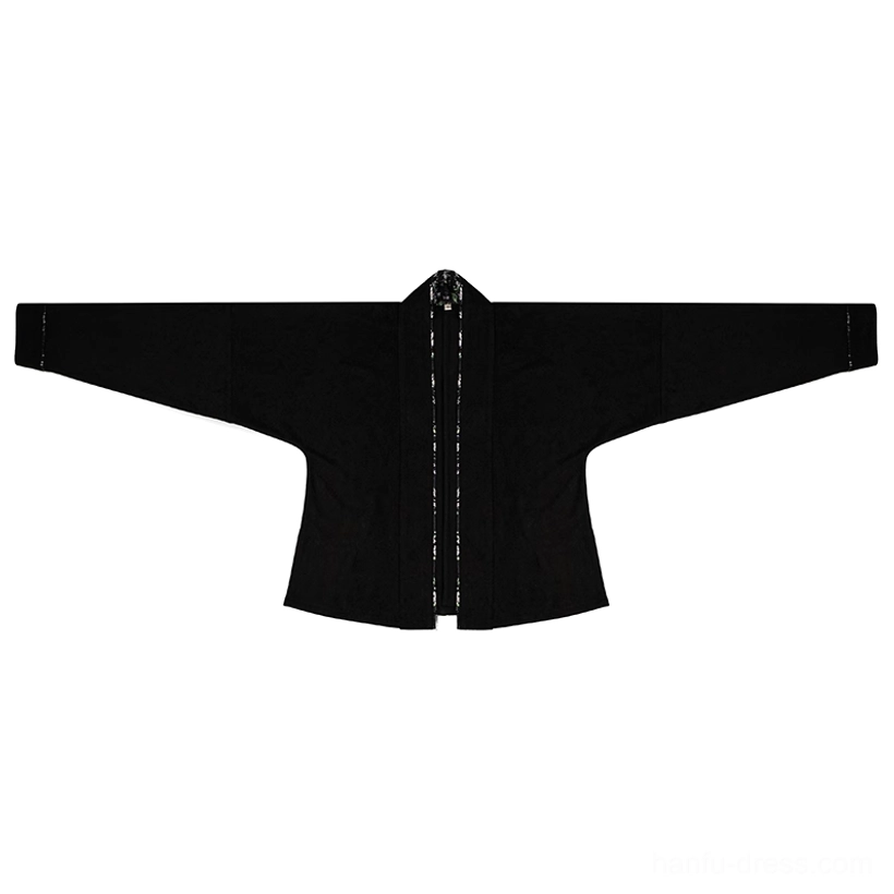 Song Dynasty modern Hanfu set product image featuring a black winged sleeve top with traditional cross-collar styling and elegant layered silhouette